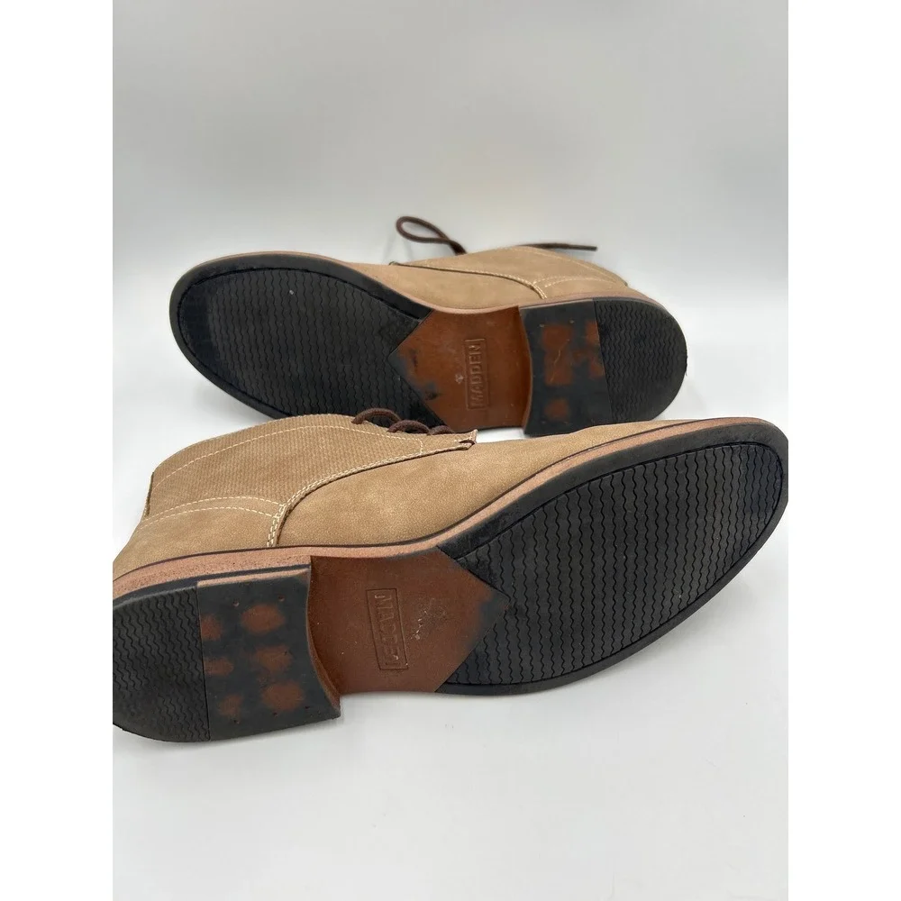 Steve Madden Mens Tan Suede Chukka Boots Size 9 Casual Lace Up Desert Boot